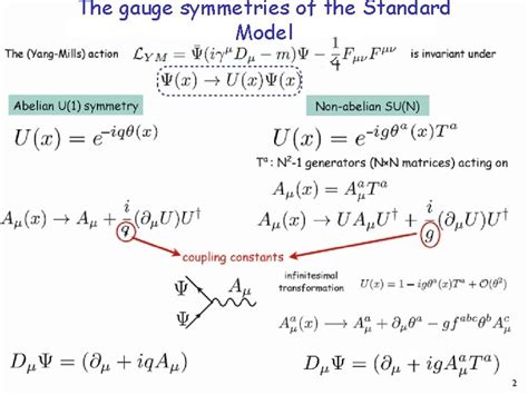 The Standard Model of Particles and Interactions III