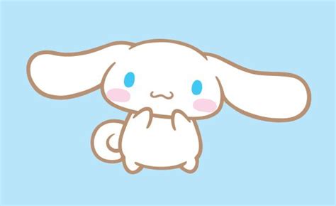 a white rabbit with blue eyes sitting on top of a light blue background ...