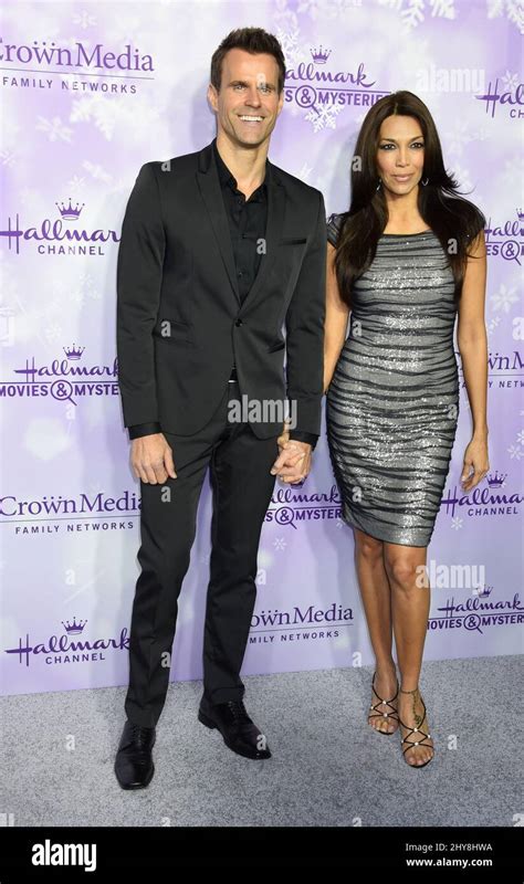 Cameron Mathison and wife Vanessa Arevalo attending the Hallmark ...