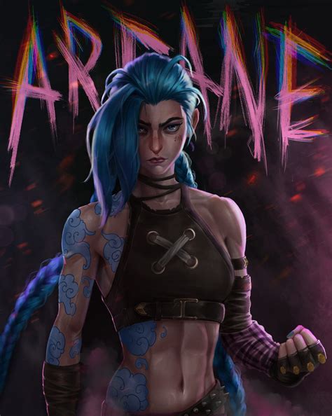 ArtStation - Arcane fanart, #jinx #arcane #jinxlol #jinxarcane # ...