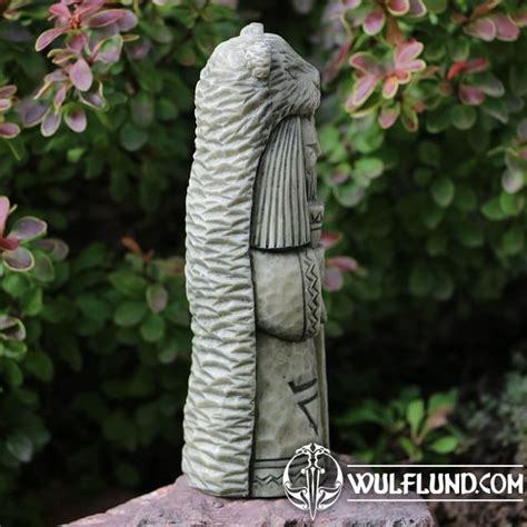 VELES, Slavic God, statuette artificial stone slavic statues, Bohemia ...