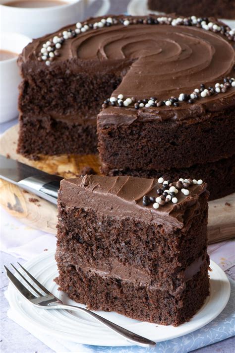 Easy Chocolate Cake - Charlotte's Lively Kitchen