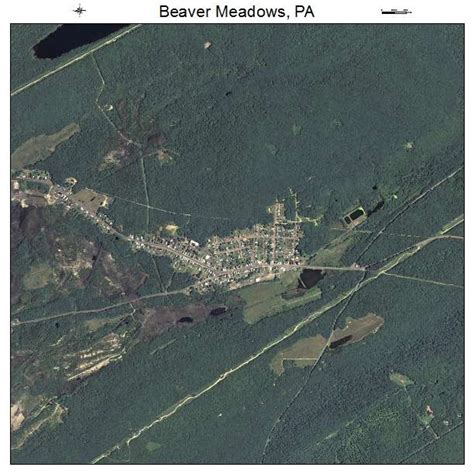 Aerial Photography Map of Beaver Meadows, PA Pennsylvania