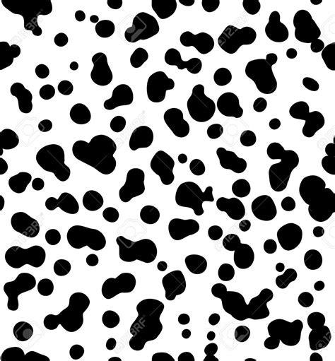 Dalmatian dog seamless pattern. Or cow skin texture. Stock Vector ...