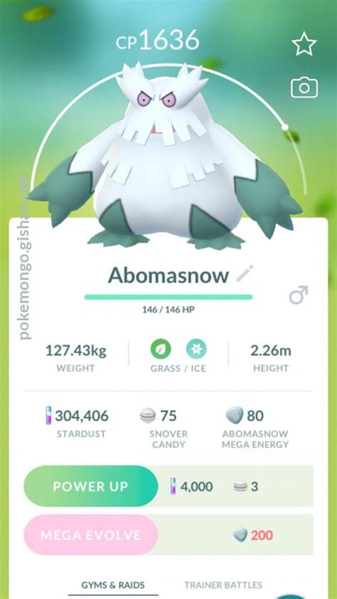 Abomasnow - Pokemon Go