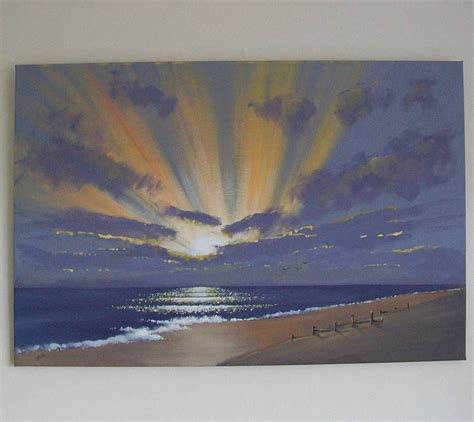 Sunburst Painting On Canvas | Inspiring art prints, Canvas painting ...