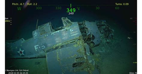 Wreckage from the USS Lexington (CV-2) Located in the Coral Sea 76 ...