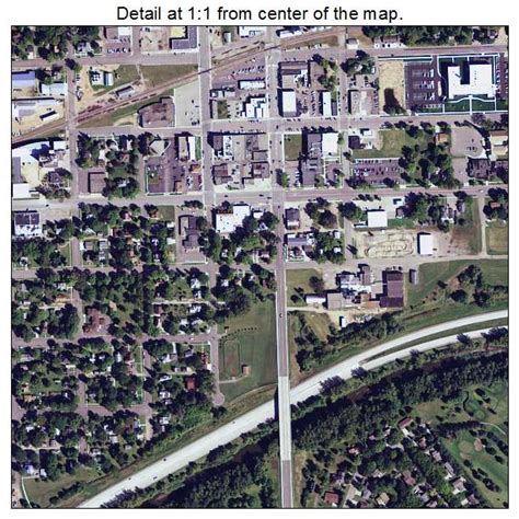 Aerial Photography Map of Glencoe, MN Minnesota