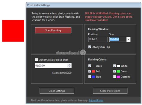 PixelHealer 1.0 Review & Alternatives - Free download - Try to fix dead ...