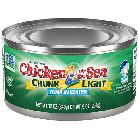 Chicken of the Sea Chunk Light Tuna in Water, 12 oz – Walmart Inventory ...