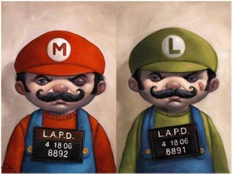 Mugshot Mario Brothers by supersupermario, via Flickr | Mario and luigi ...