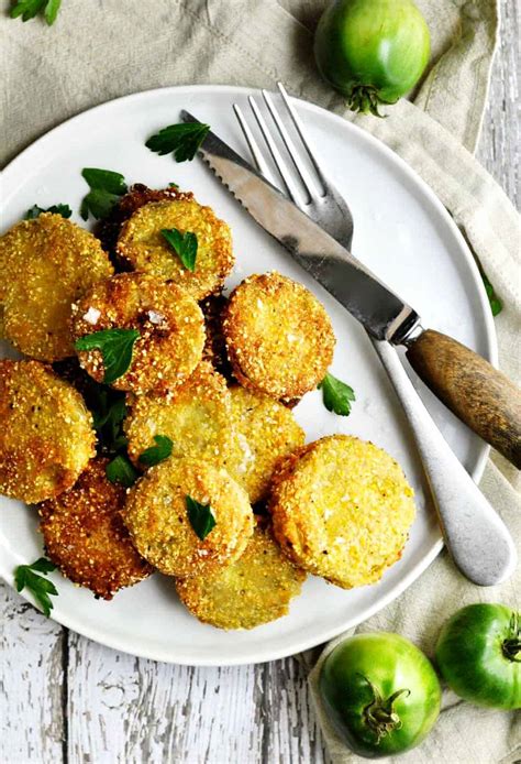 Easy Fried Green Tomatoes Recipe - Pinch and Swirl