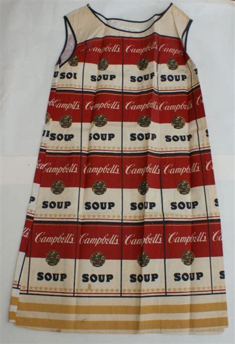 RARE Andy Warhol Campbells Soup Paper Souper Dress | Andy warhol ...