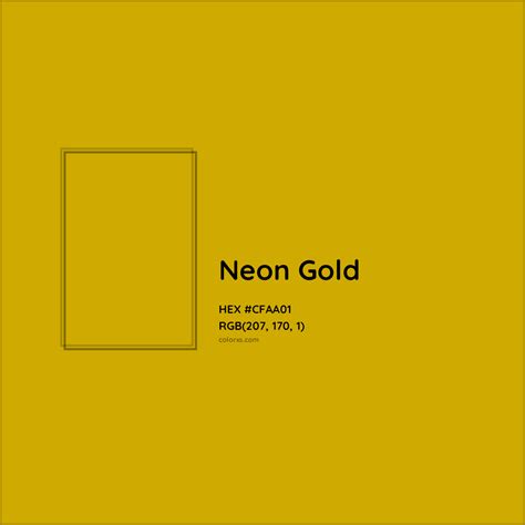 About Neon Gold - Color codes, similar colors and paints - colorxs.com