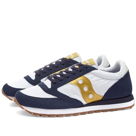 Saucony Jazz Original White, Navy & Gold | END.