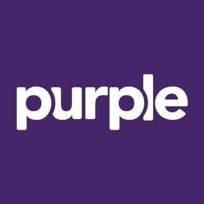 Purple Twitter Logo - LogoDix