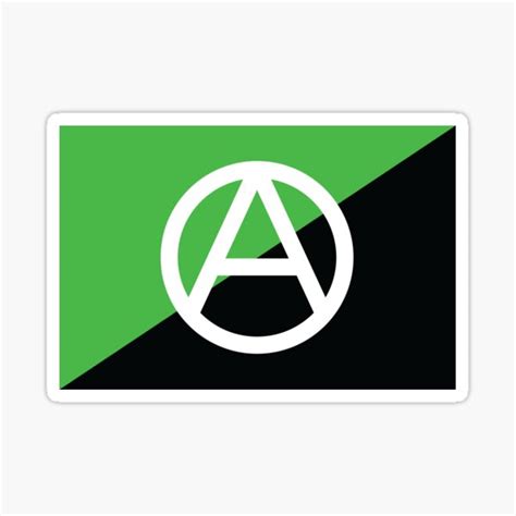 "Anarcho-Primitivism Flag" Sticker by sbmrsbl | Redbubble