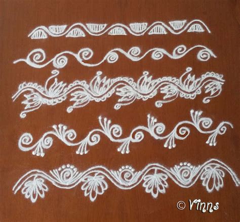 Border Kolams – Mandala Layer designs | Vinns Kolam