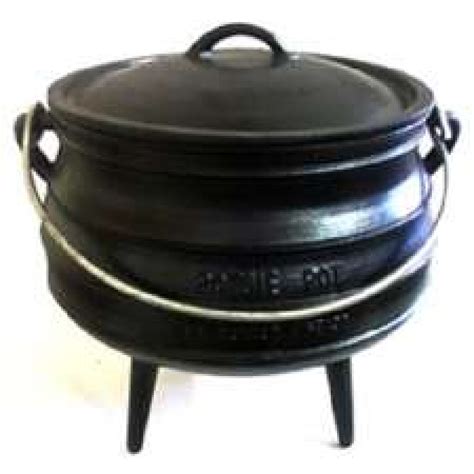 Size 30 Cast Iron Potbelly Cauldron holds 20 Gallons - Cooking Pot