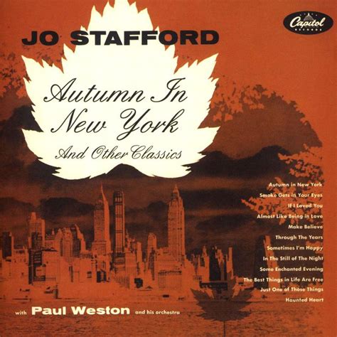 ‎I'll Be Seeing You by Jo Stafford on Apple Music | Autumn in new york ...