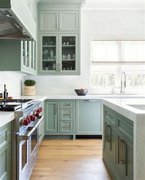 50 Stylish And Welcoming Sage Green Kitchens - DigsDigs