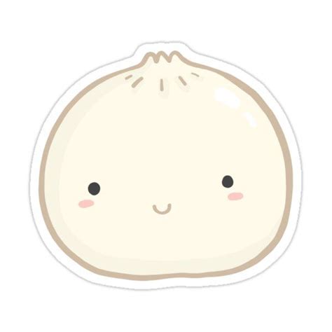 Cute Bao / Dumpling Dim Sum Sticker by lintida | Dim sum, Little bao, Bao