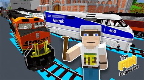 Learn to build awesome custom train tracks in Minecraft! An Immersive ...