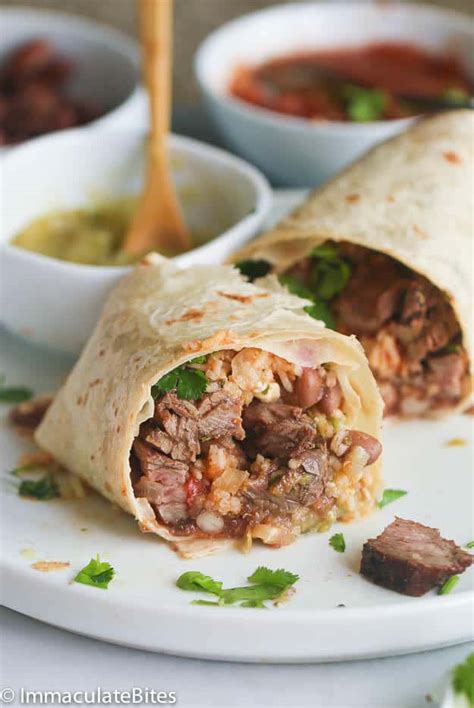 Steak Burritos - Immaculate Bites