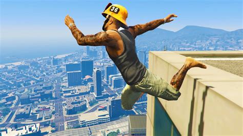 GTA 5 Funny / Crazy Jumps Compilation (GTA V fails at funny moments ...