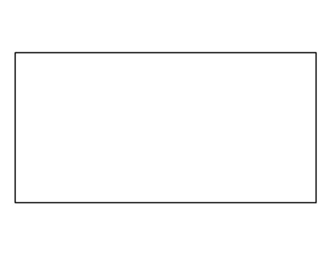 Printable Rectangle Template