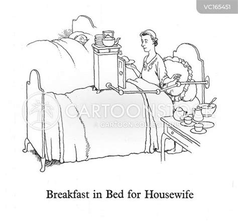 Breakfast In Bed Cartoons and Comics - funny pictures from CartoonStock