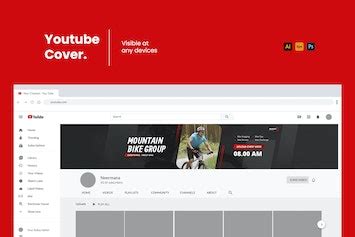 Item: Youtube Cover Template V.4 by Neermana - shared by G4Ds