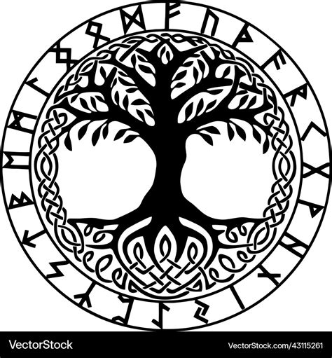 Norse Yggdrasil Symbol