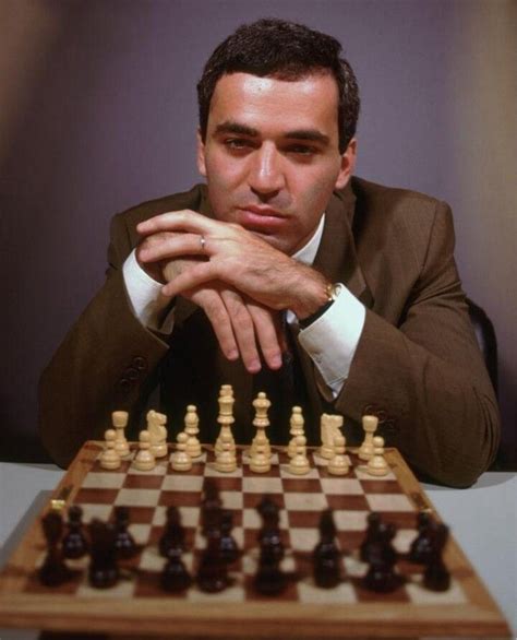 Garry Kasparov - Chess Grandmaster. Intensive and brilliant maneuvers ...