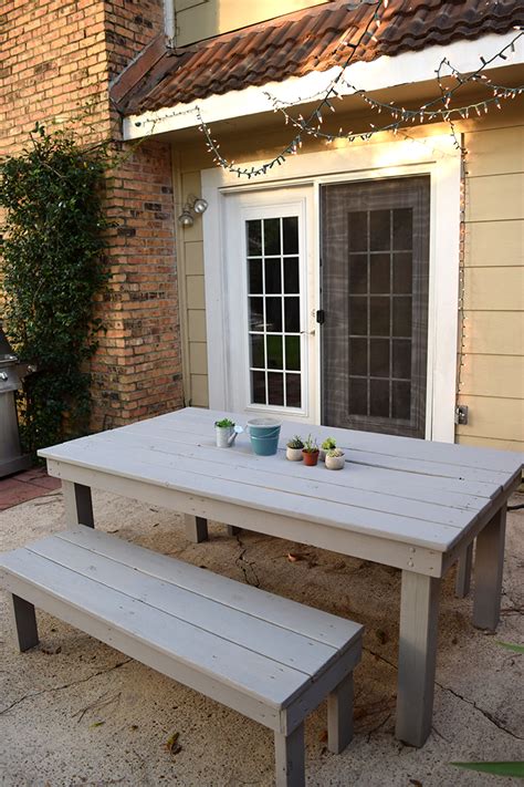 DIY Farmhouse Benches - Positively Beautiful Life