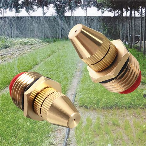 1/2 Inch Brass Adjustable Sprinkler Garden Lawn Atomizing Water Sprayer ...