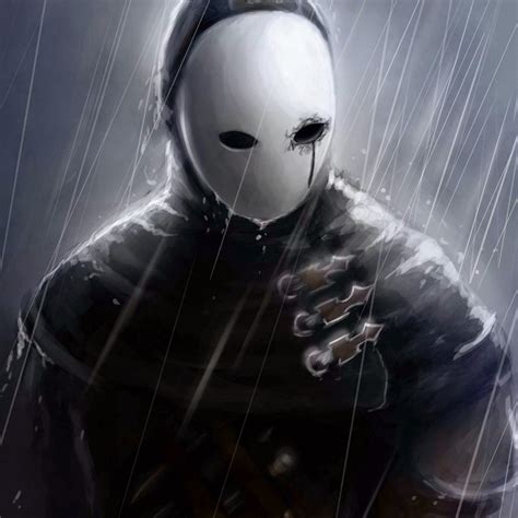 Dark Anime Mask Wallpaper