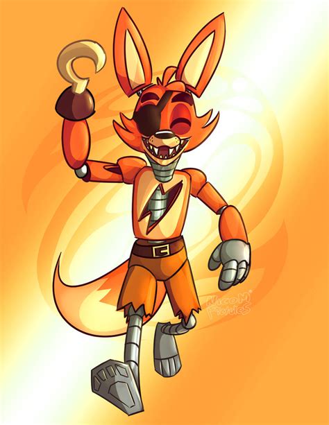 Here comes joyful Foxy by Zxz328 on DeviantArt