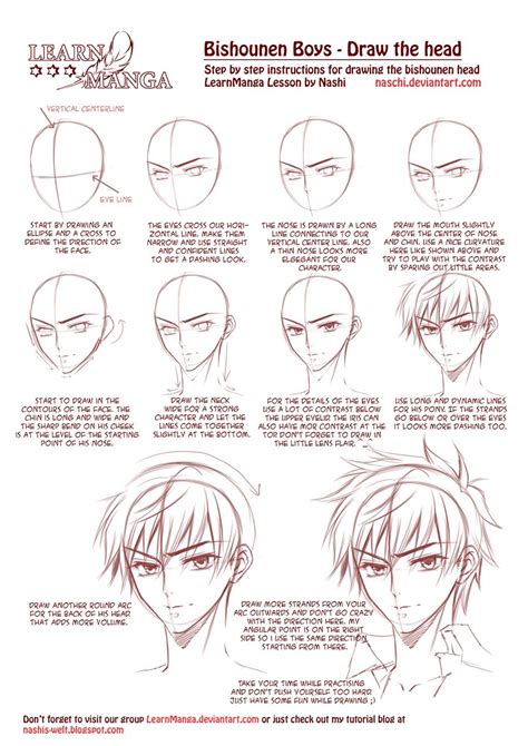 Anime Boy Head Drawing Simple - Sketch Practice: Random Male Face ...