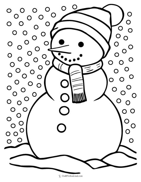 Free Snowman Coloring Pages: Printable Winter Fun for Kids and Adults