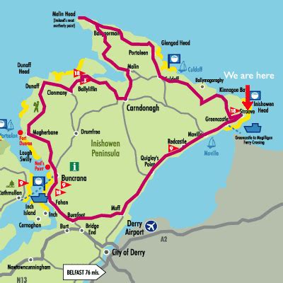 map - Holiday Home DonegalHoliday Home Donegal