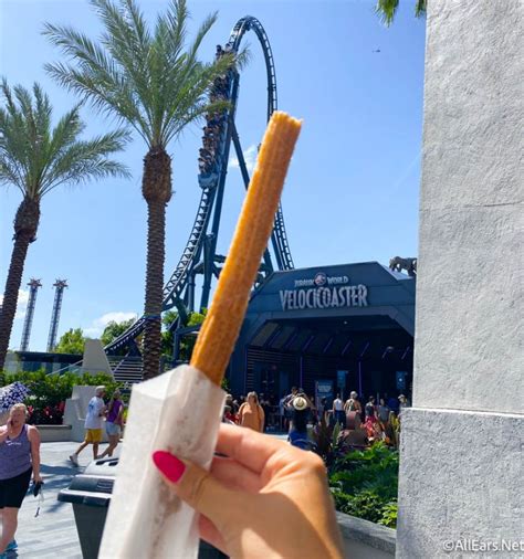 PHOTOS: Universal's VelociCoaster IS a Churro Stand For Its Opening Day ...