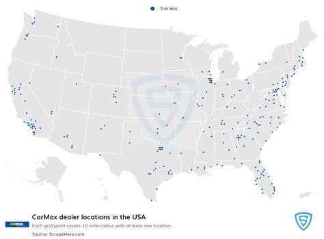 List of all CarMax dealer locations in the USA - ScrapeHero Data Store