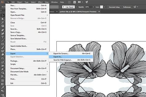 How to use Adobe Illustrator patterns in Photoshop