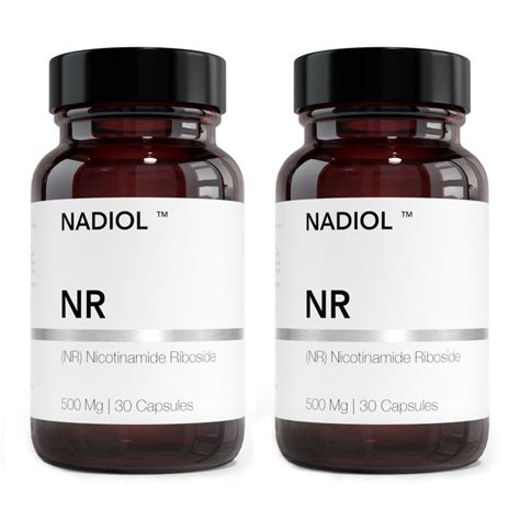 Pure NR Supplements 500mg: 30 Capsules NADIOL