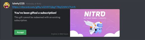 "Claim your nitro" bot scam – Discord