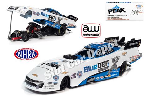 Auto World NHRA John Force '21 BlueDEF Camaro Funny Car 1:24 Scale ...