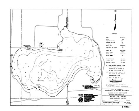 Lake depth maps: Minnesota DNR