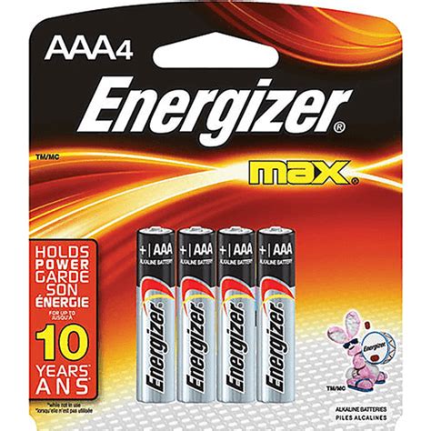 Energizer Max AAA | 4pcs | Hardware | Walter Mart