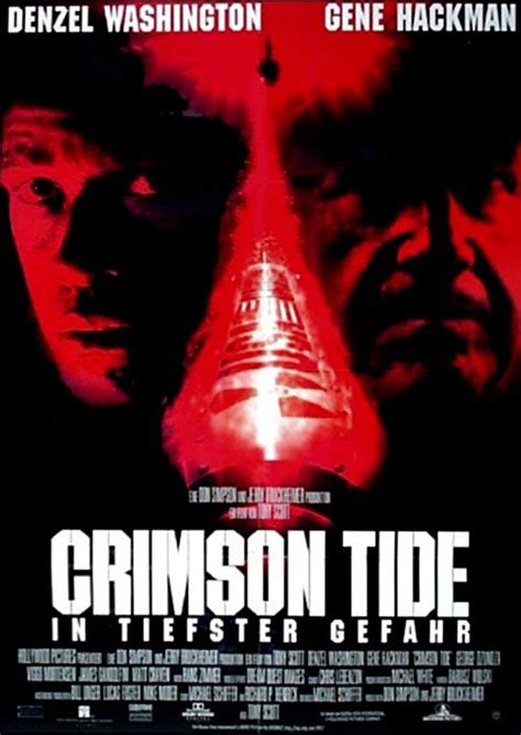 Filmplakat: Crimson Tide - In tiefster Gefahr (1995) | Filmplakate ...